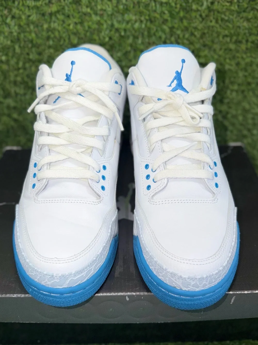 Nike Air Jordan 3 III Harbor Blue Womens 12 Mens 10.5 - Very Rare Original Box